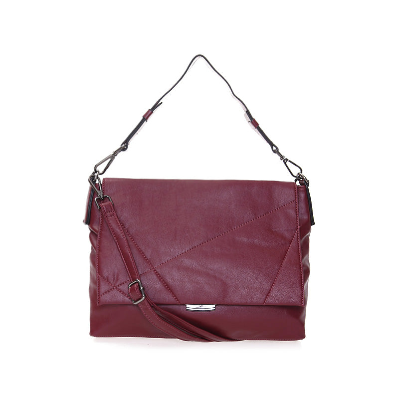 Kadın Bordo Suni Deri Omuz Çantası 17WBD263918 | Derimod