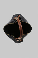 Kadın Siyah Suni Deri Omuz Çantası | Derimod