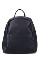 Women's Black Synthetic Leather Backpack | Derimod