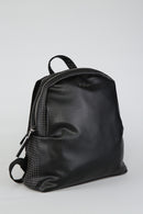Kadın Siyah Suni Deri Sırt Çantası | Derimod
