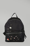 Women's Black Synthetic Leather Backpack | Derimod