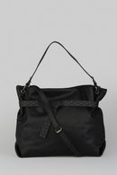 Kadın Siyah Suni Deri Omuz Çantası | Derimod