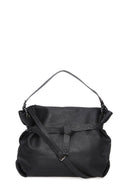 Kadın Siyah Suni Deri Omuz Çantası | Derimod