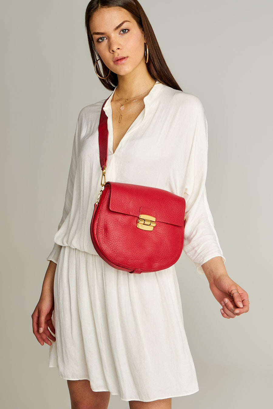 Red Women's Shoulder Bag