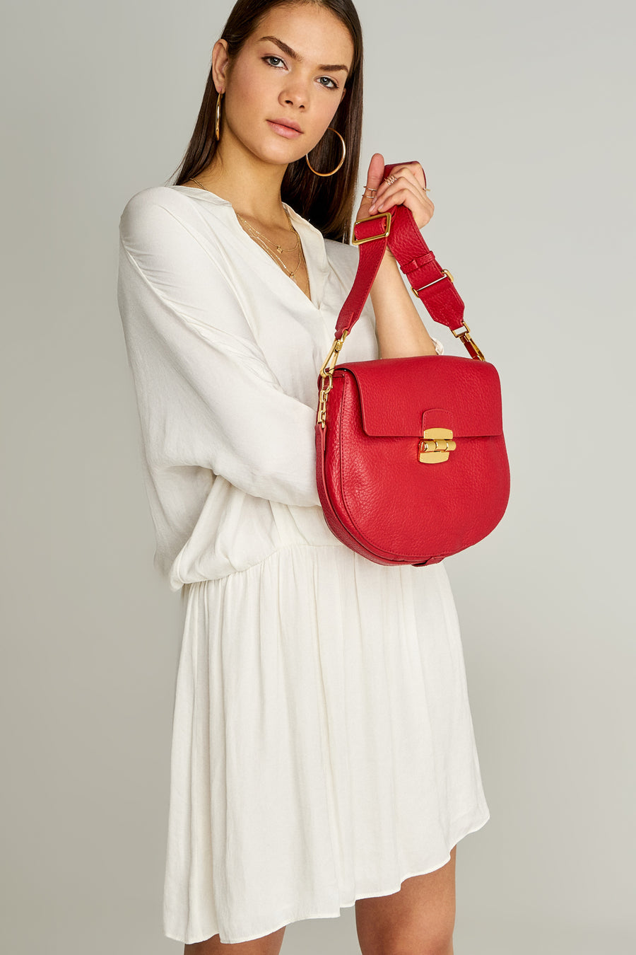 Red Women's Shoulder Bag