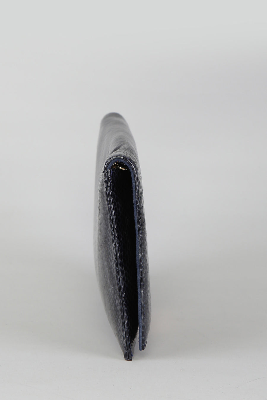 Navy Blue Patent Leather Women's Portfolio