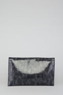 Navy Blue Patent Leather Women's Portfolio | Derimod