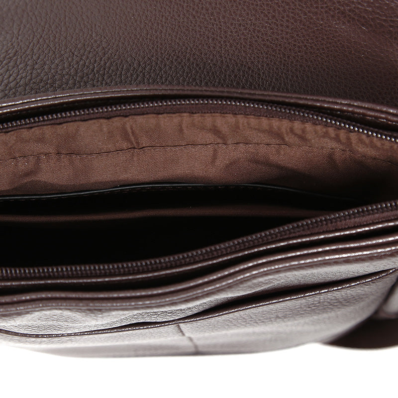 Men's Brown Messenger Bag