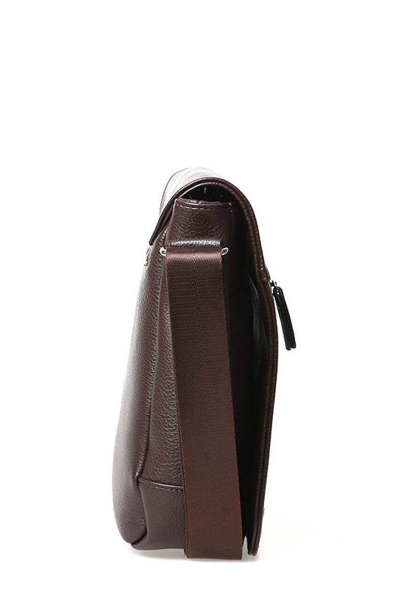 Men's Brown Messenger Bag