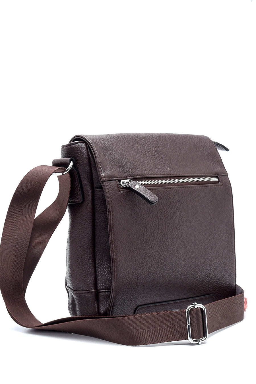 Men's Brown Messenger Bag