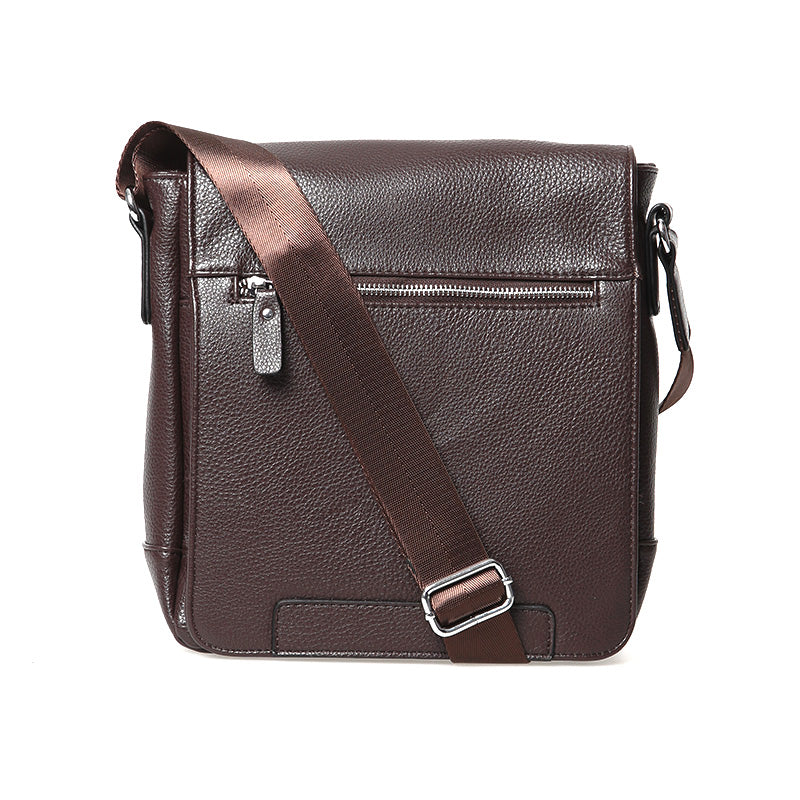 Men's Brown Messenger Bag
