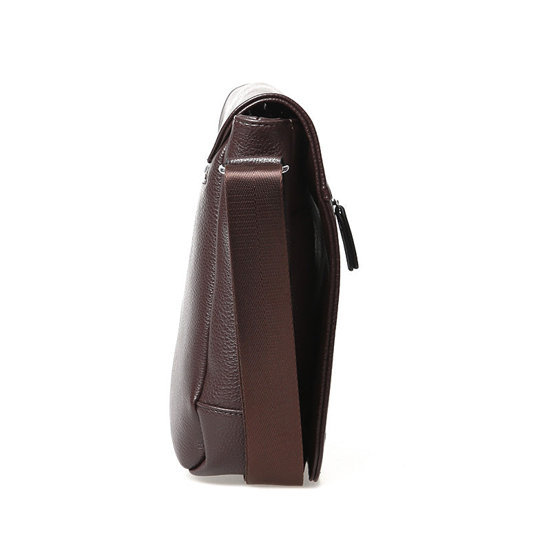 Men's Brown Messenger Bag