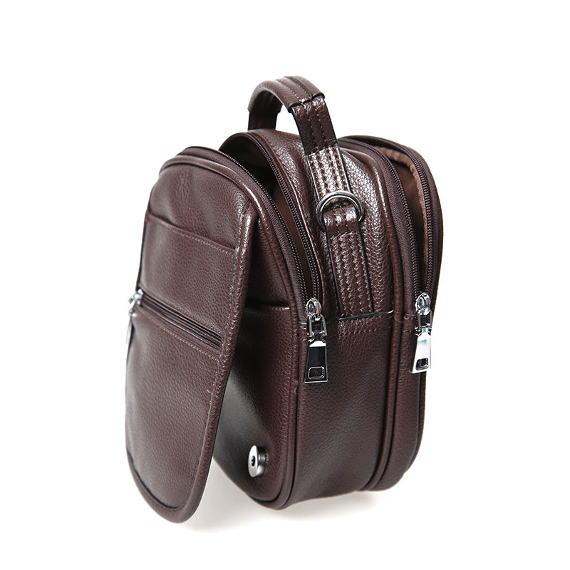 Men's Brown Leather Bag