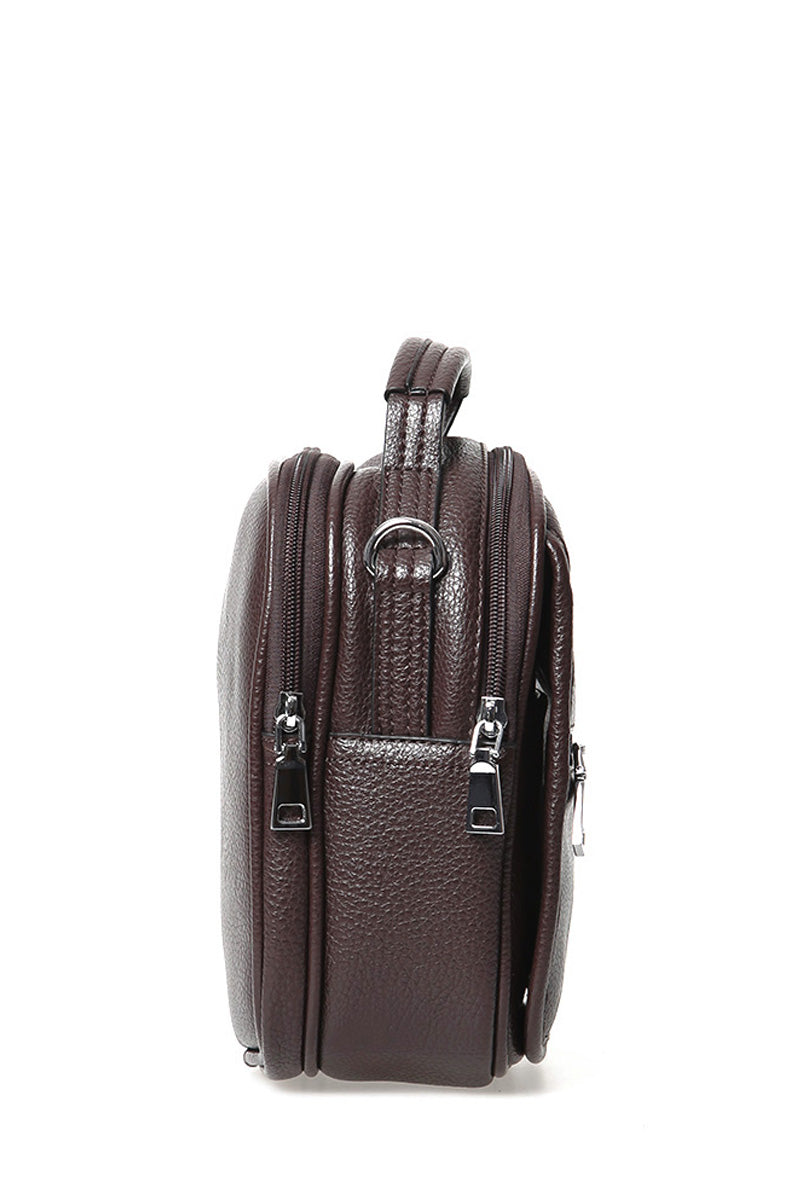 Men's Brown Leather Bag