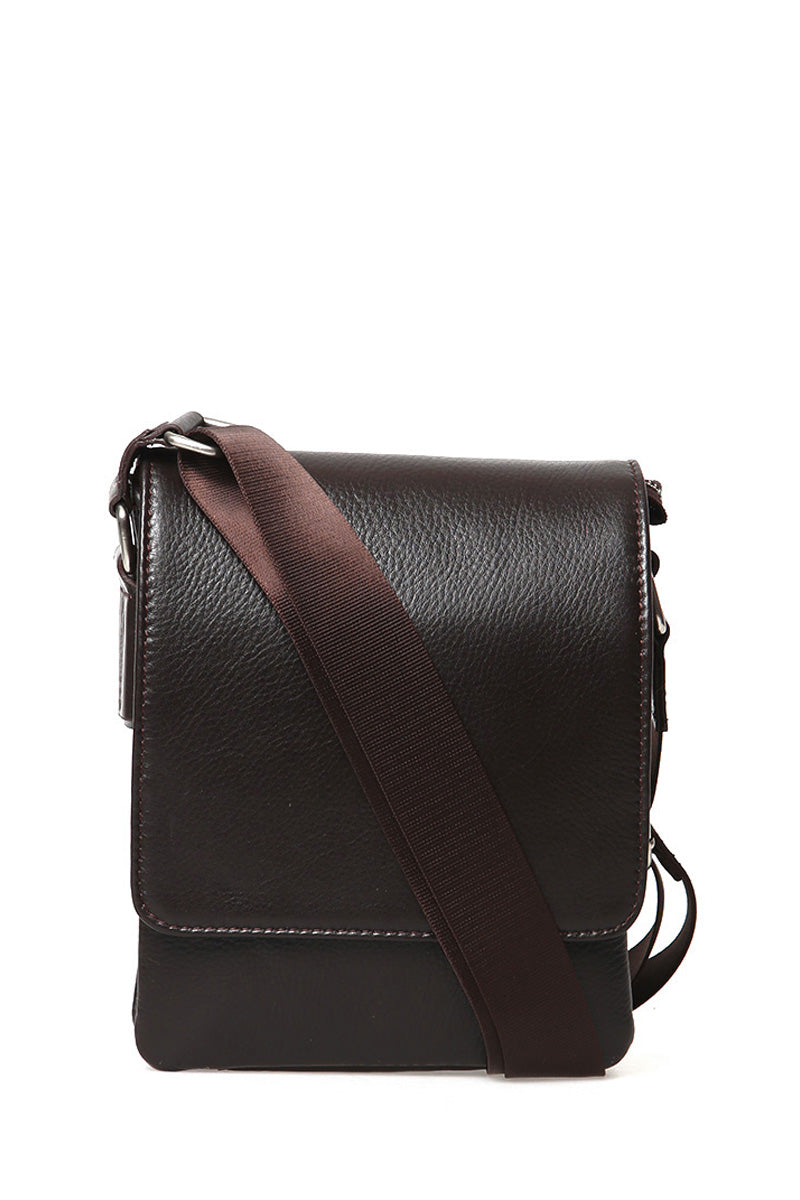 Men's Brown Leather Bag