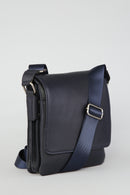 Erkek Lacivert Deri Çanta | Derimod