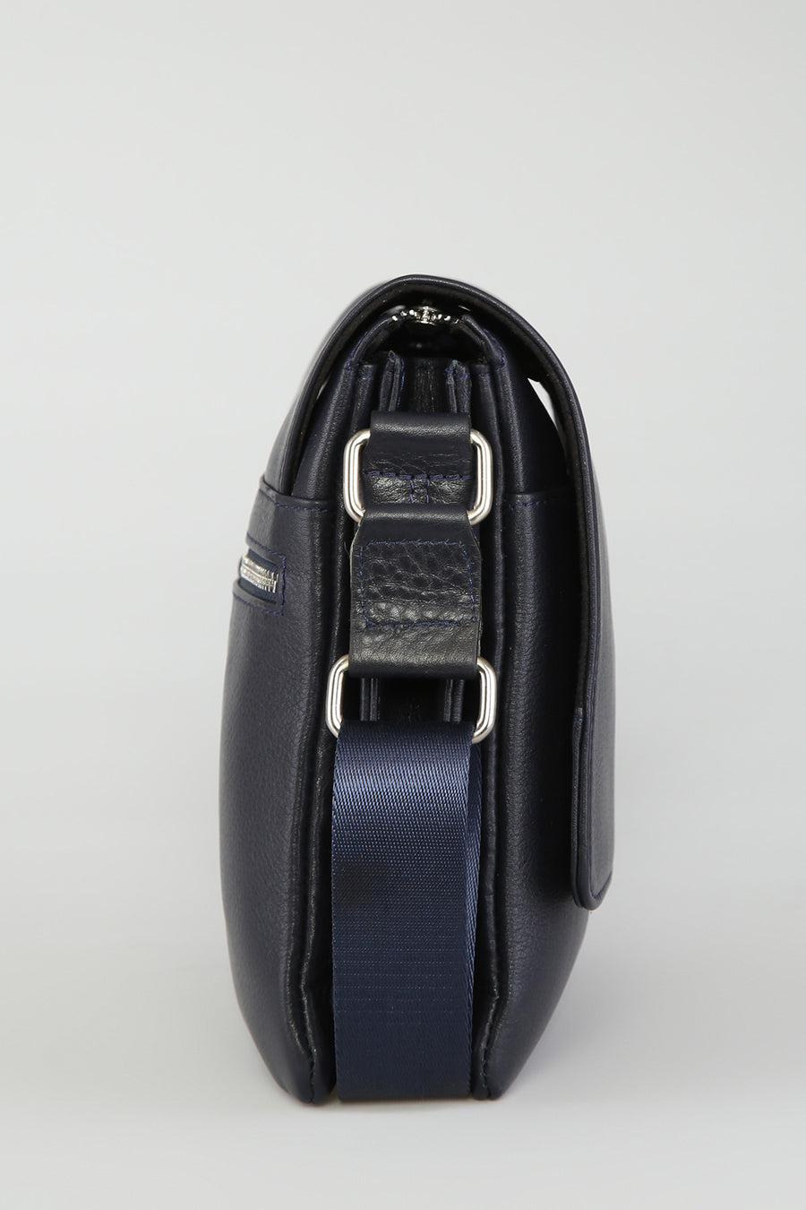 Men's Navy Blue Leather Bag