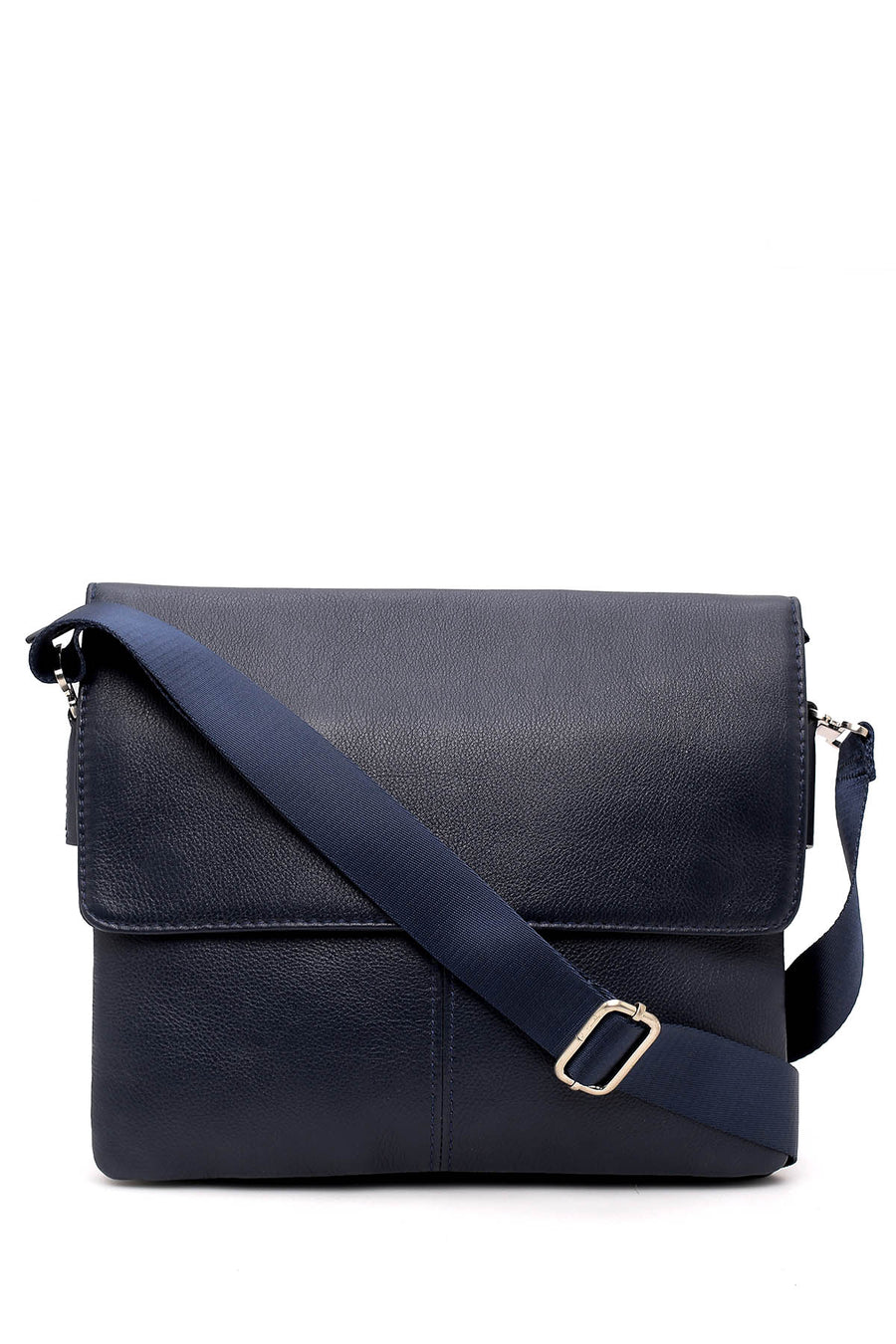 Men's Navy Blue Leather Bag 17WBD3022FT | Derimod
