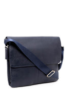 Erkek Lacivert Deri Çanta | Derimod