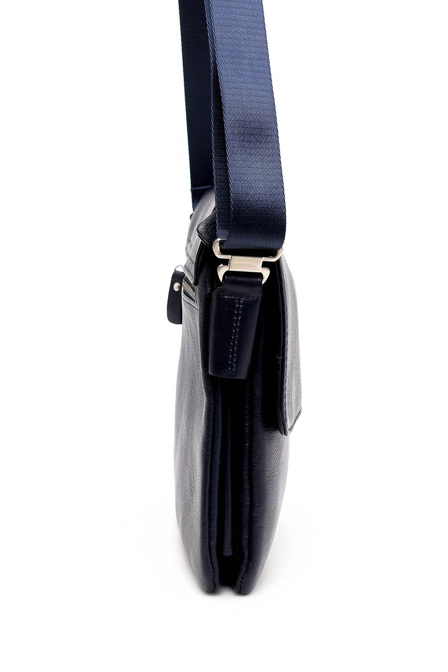 Men's Navy Blue Leather Bag