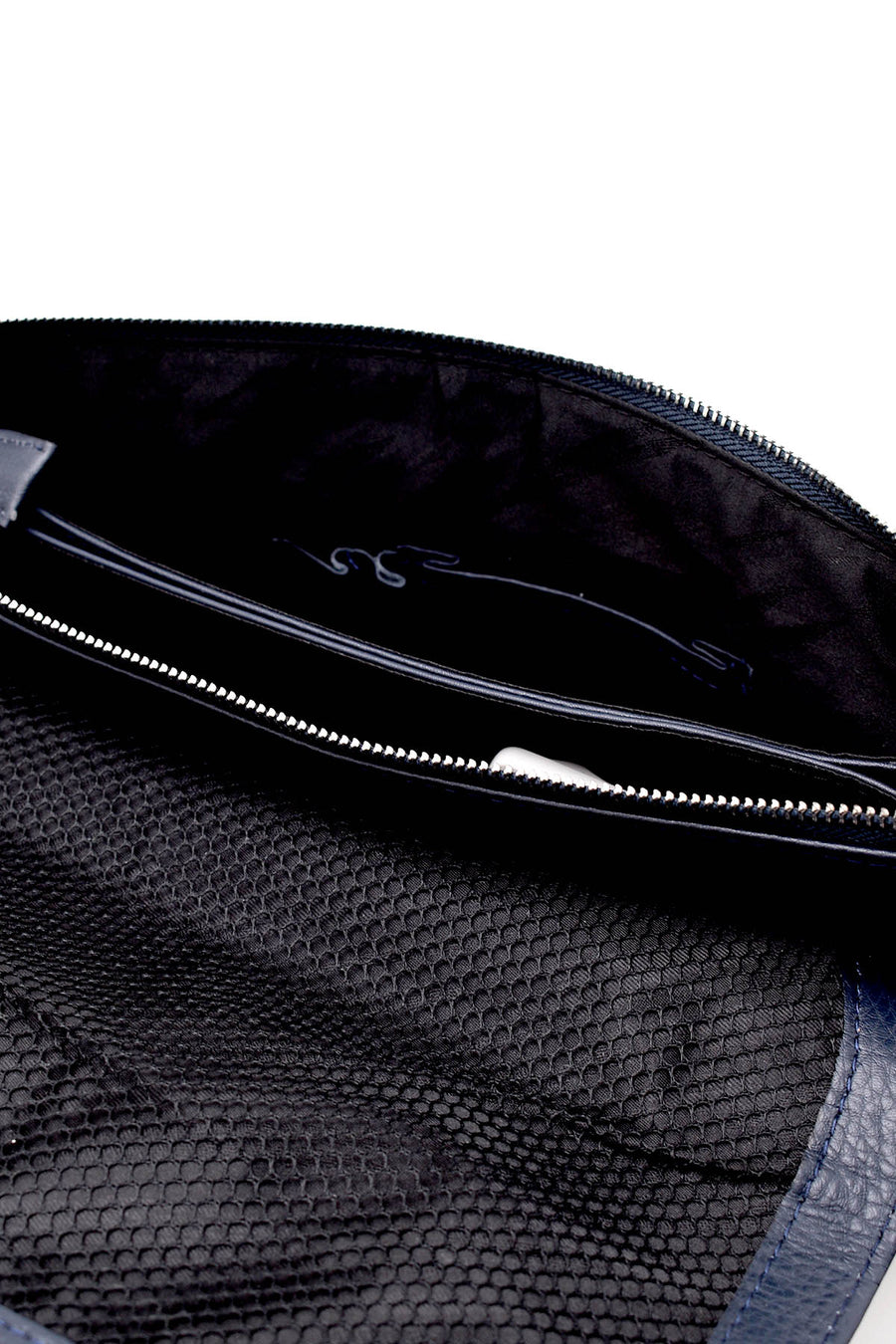 Men's Navy Blue Leather Bag