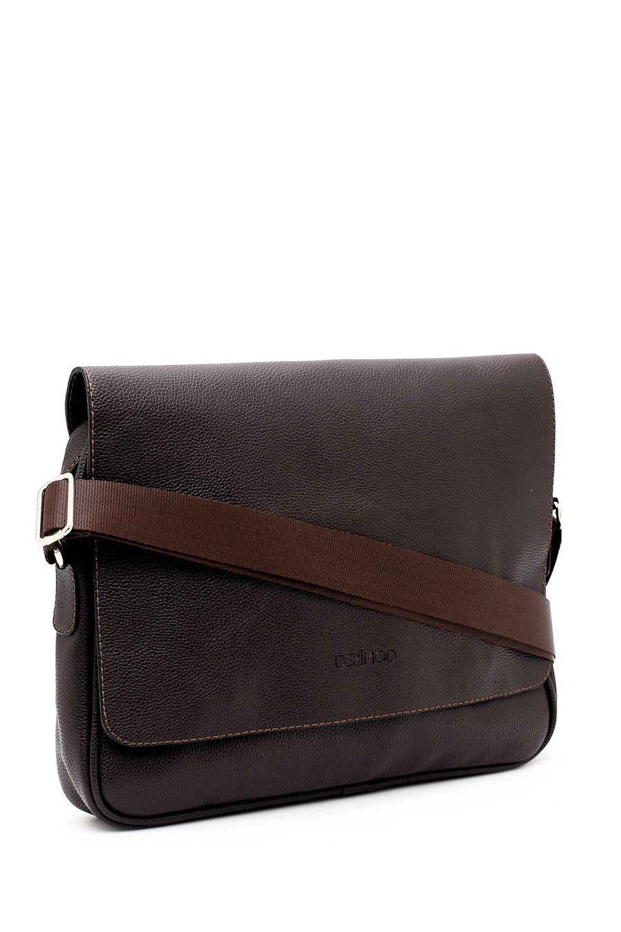 Men's Brown Synthetic Leather Bag