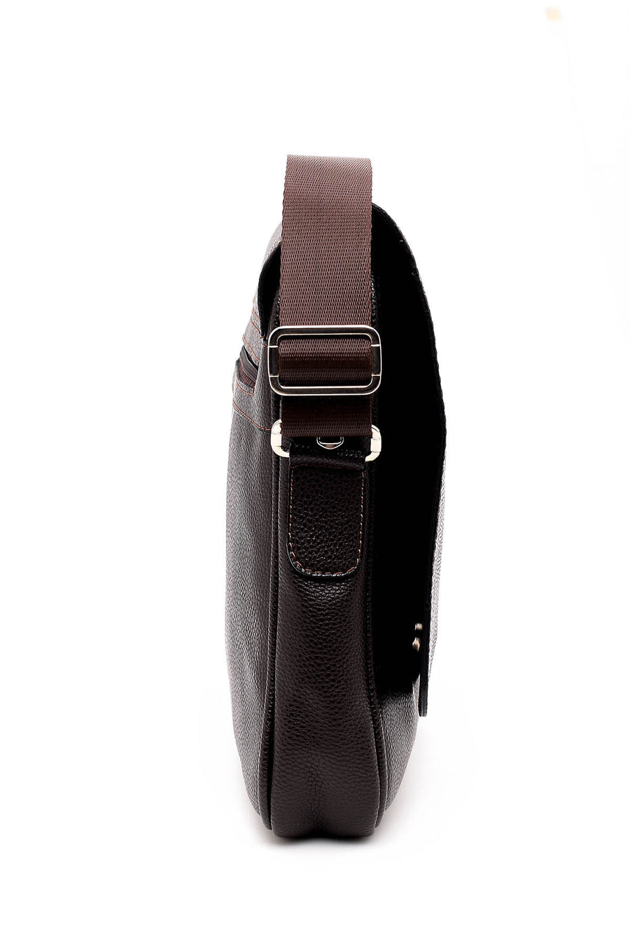 Men's Brown Synthetic Leather Bag