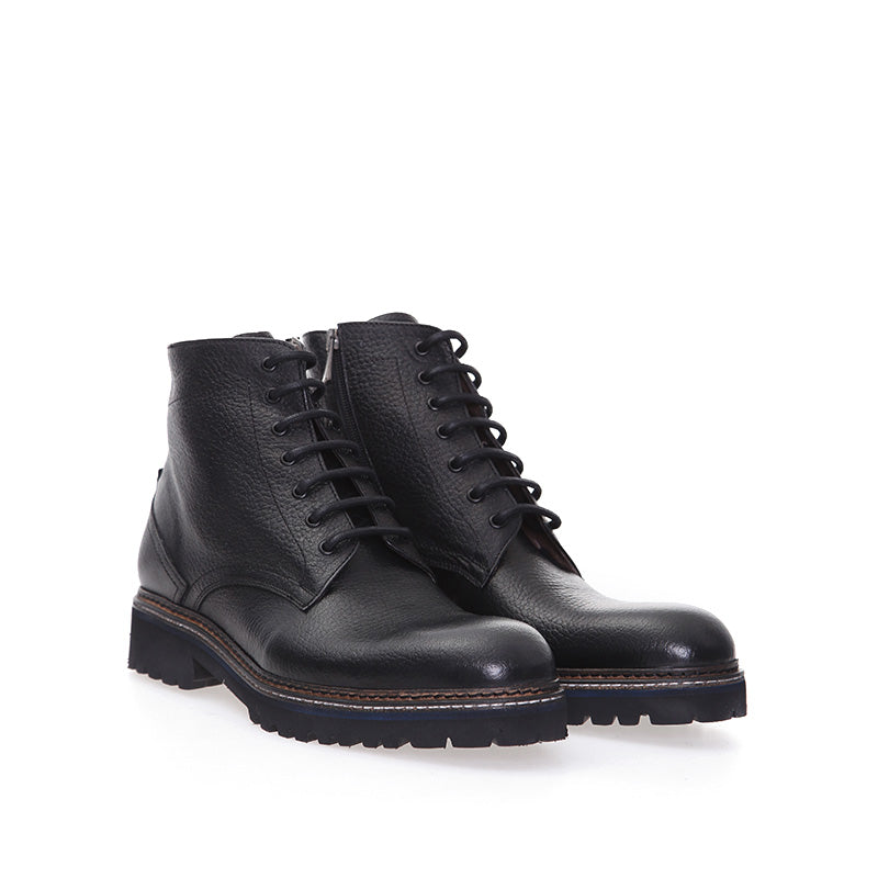 Men's Black Leather Boot