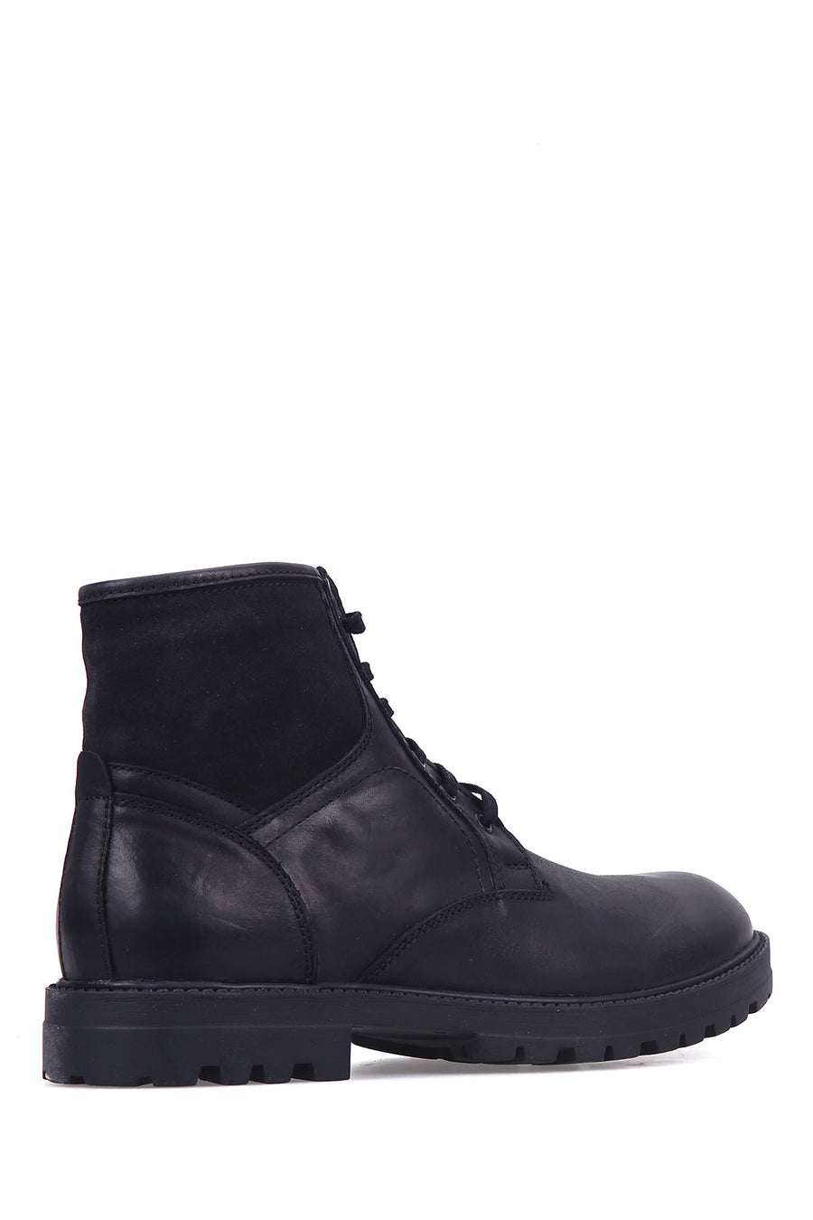 Men's Black Leather Boot