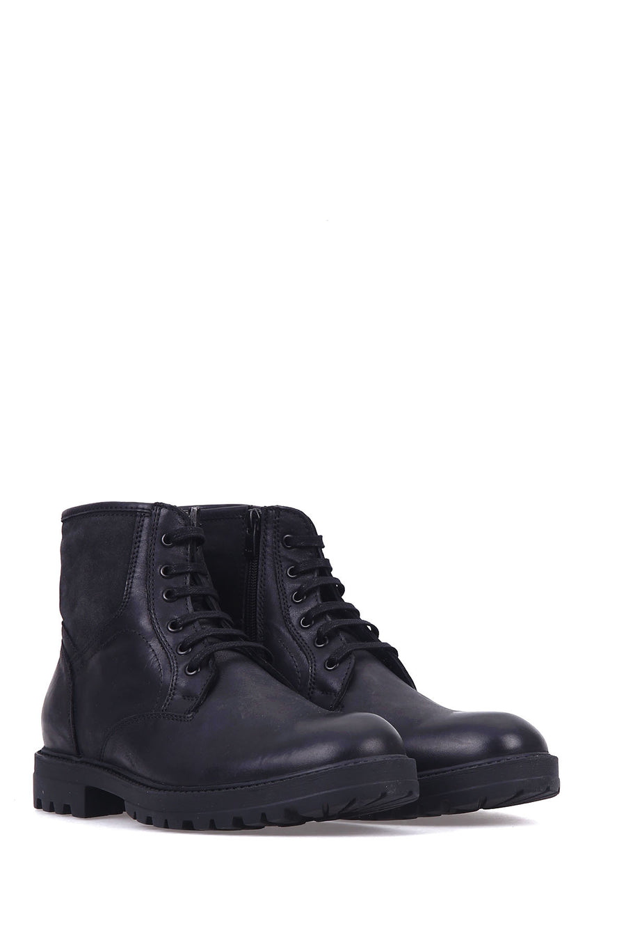 Men's Black Leather Boot
