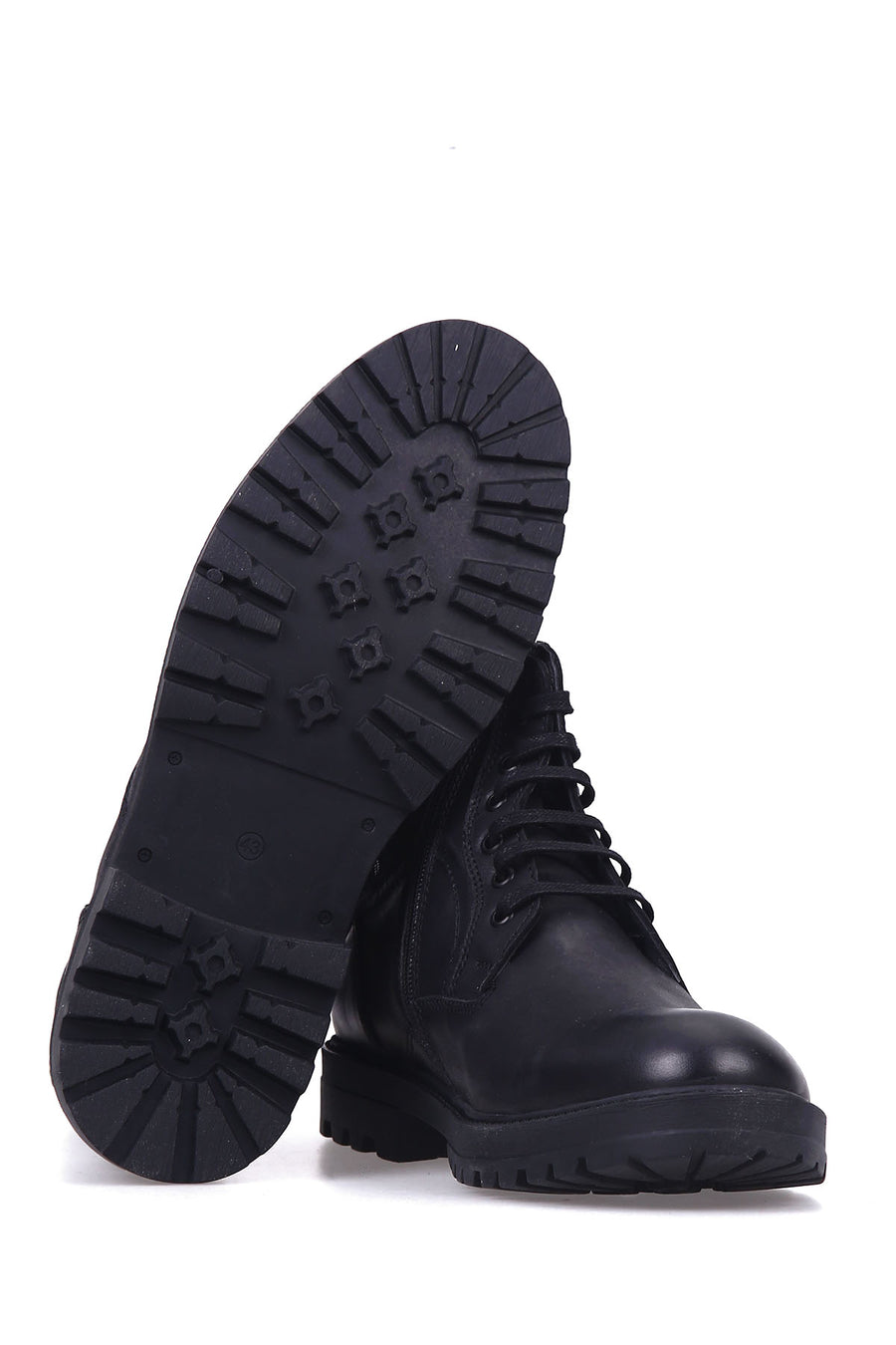 Men's Black Leather Boot