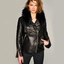 Anita Women's Leather Jacket | Derimod