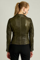 Bella Women's Leather Jacket | Derimod