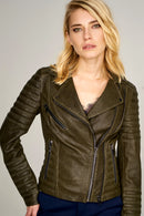 Bella Women's Leather Jacket | Derimod