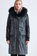 Alexia Women's Leather Jacket | Derimod