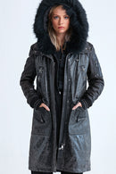 Alexia Women's Leather Jacket | Derimod