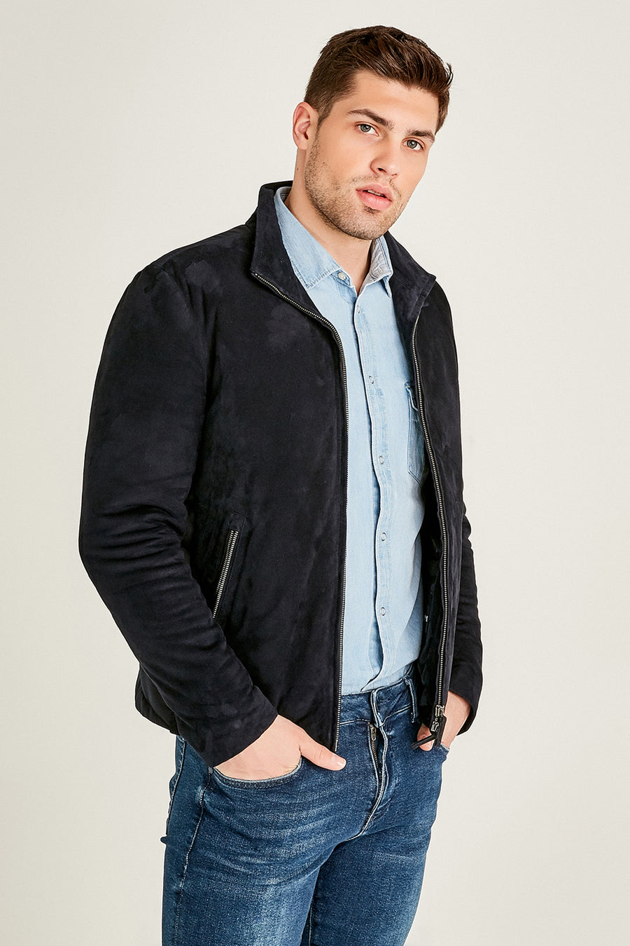 Dennis Men's Leather Jacket