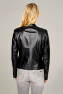 Malibuna Women's Leather Jacket | Derimod