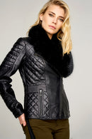 Gemma Women's Leather Jacket | Derimod