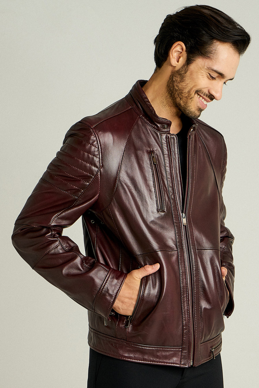 Bono Men's Leather Jacket