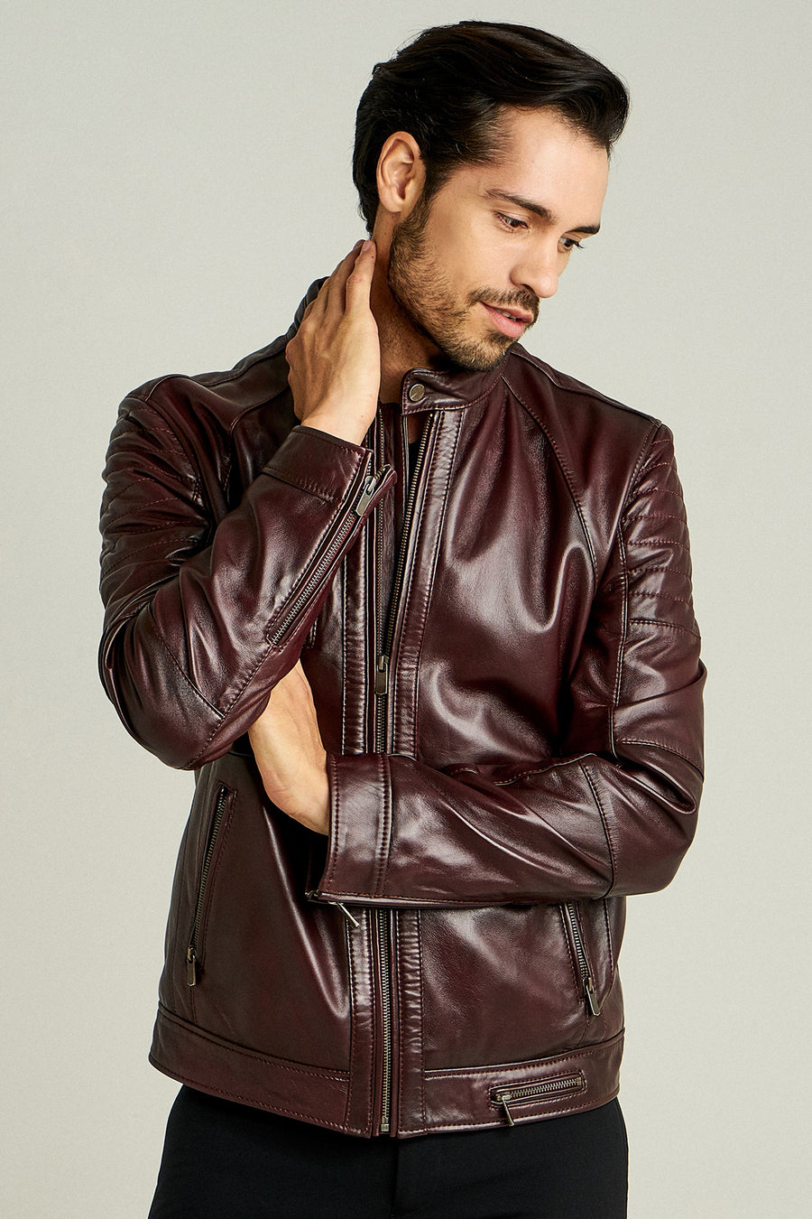 Bono Men's Leather Jacket