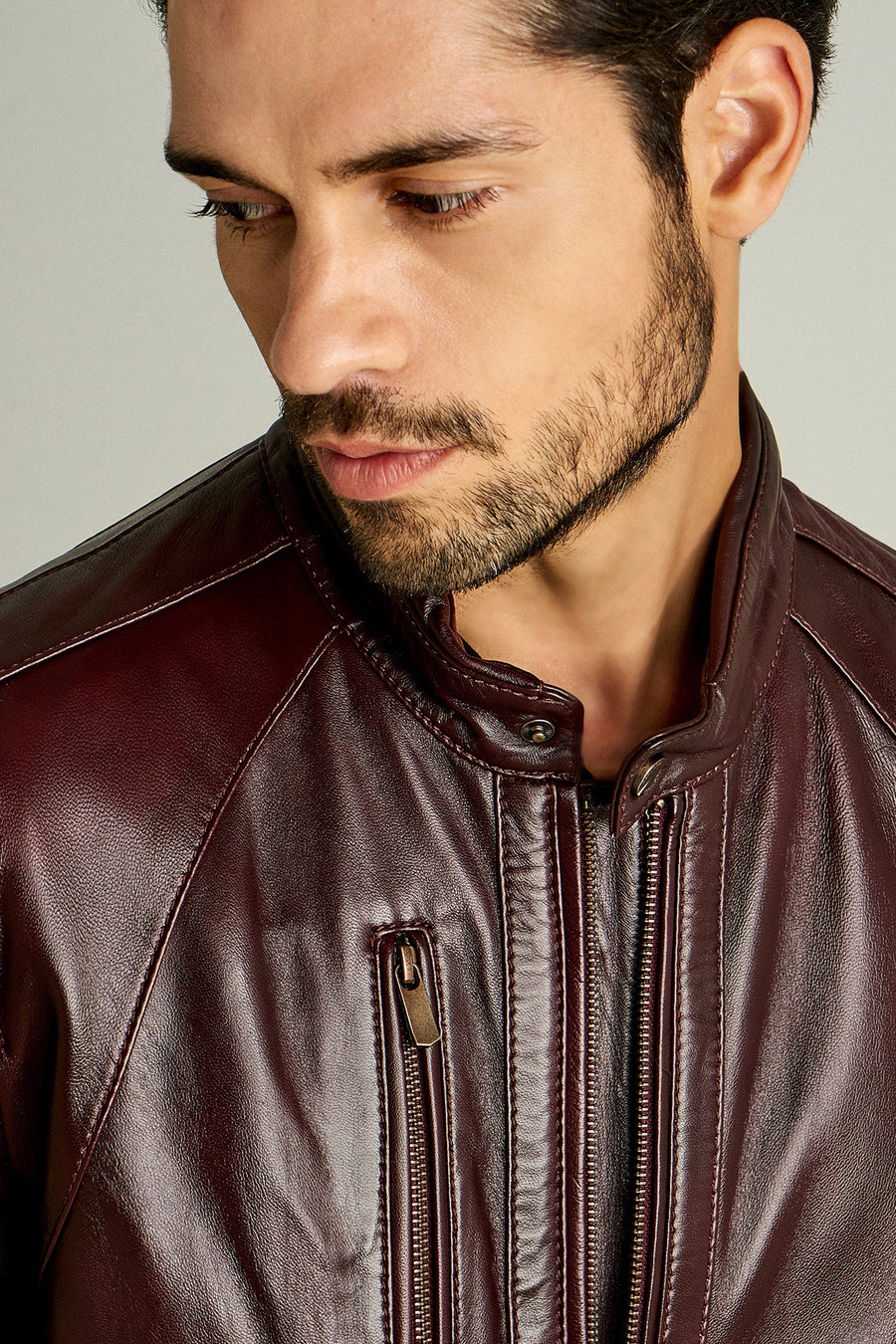 Bono Men's Leather Jacket