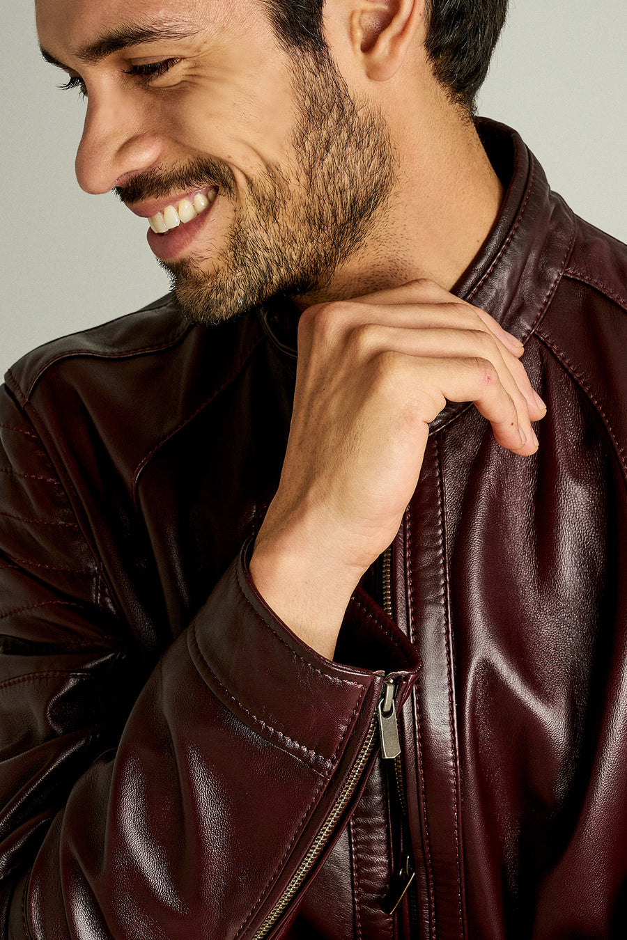 Bono Men's Leather Jacket