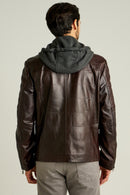 Marco Men's Leather Jacket | Derimod