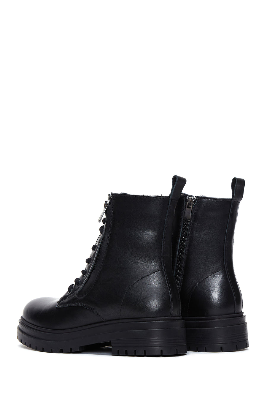 Women's Black Leather Boots