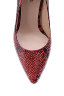 Women's Snakeskin Patterned Stiletto | Derimod