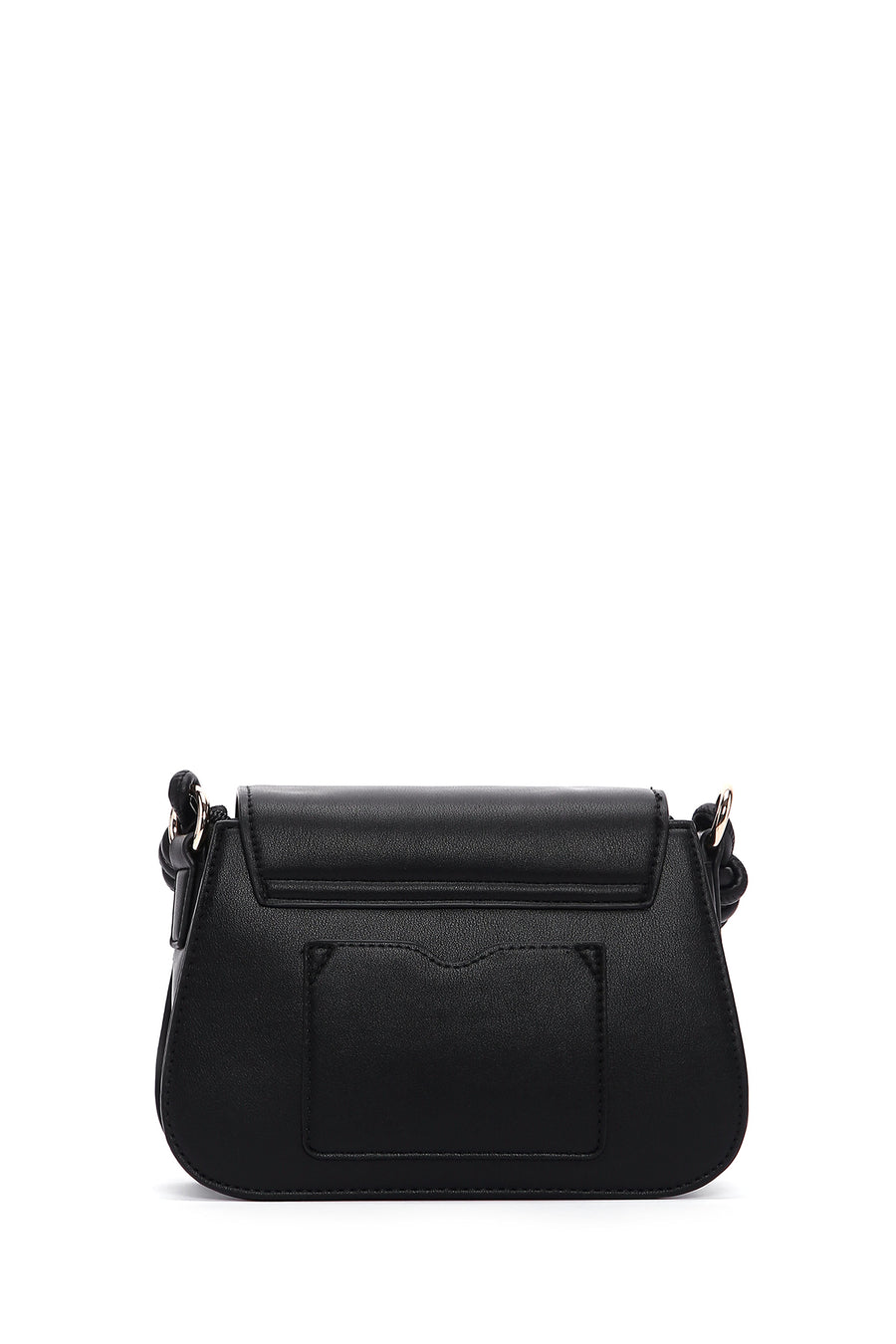 Women's Black Long Strap Shoulder Bag
