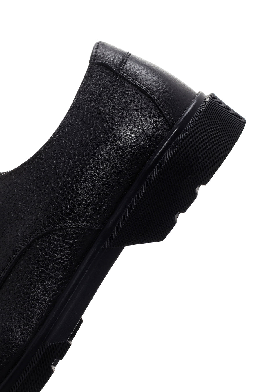 Men's Black Leather Casual Shoes