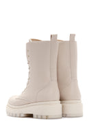 Women's Beige Thick Soled Boots | Derimod