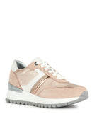 Geox Women's Beige D Desya Sneaker | Derimod